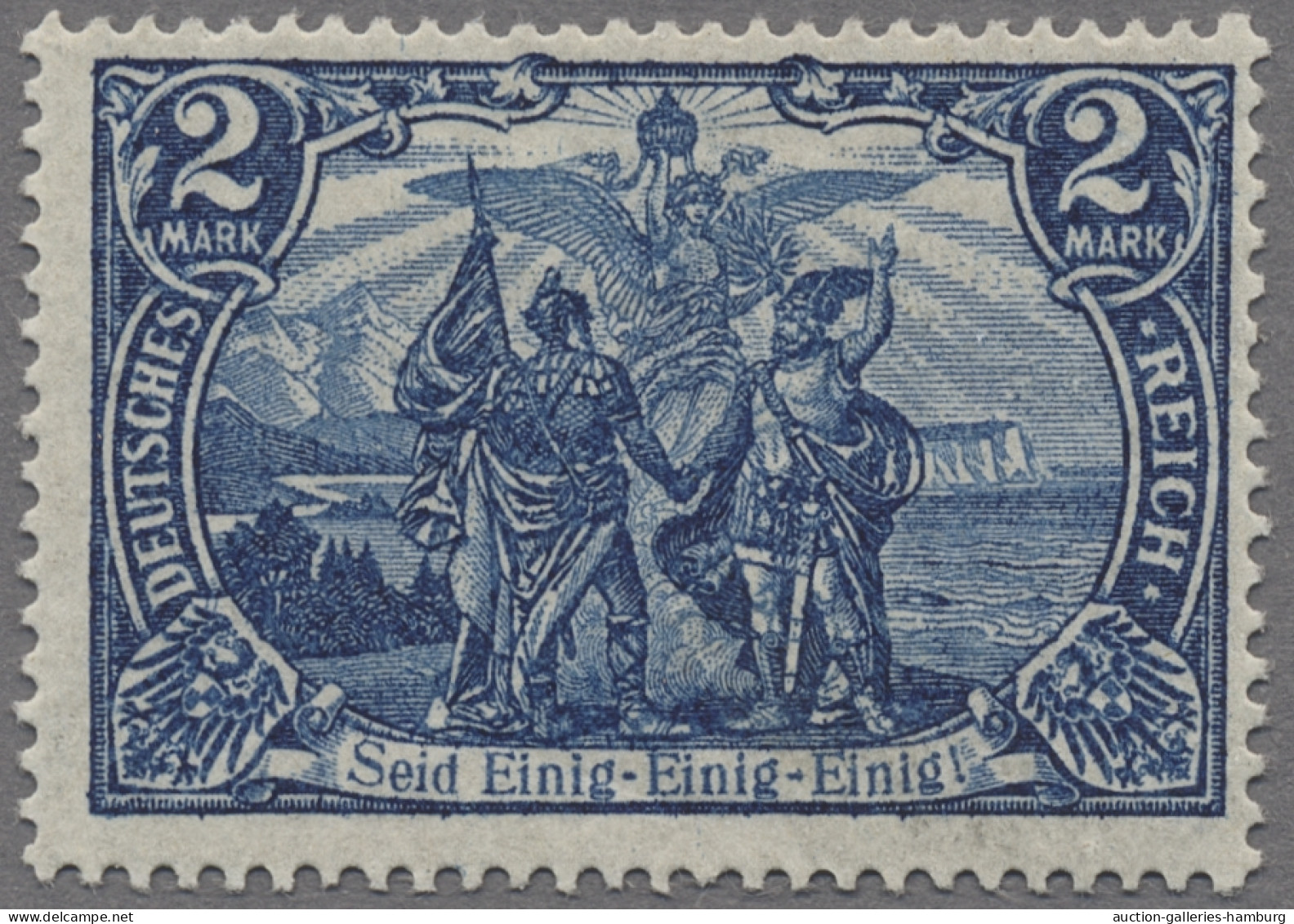 Deutsches Reich - Germania: 1917-1918, Nord Und Süd, Kriegsdruck, Gezähnt 25:17, - Unused Stamps