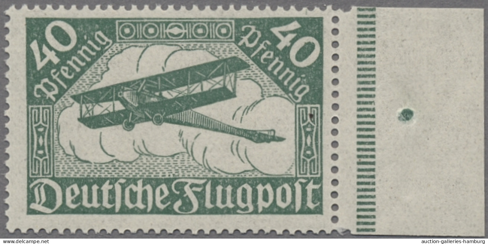 Deutsches Reich - Inflation: 1919, Flugpostmarken, 40 Pfg. In Der Guten Farbe He - Neufs