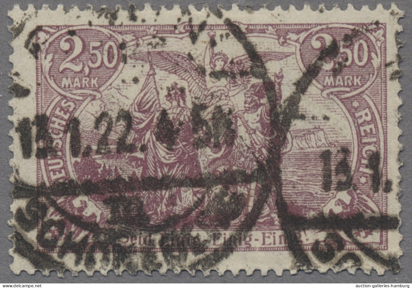 Deutsches Reich - Inflation: 1920, Partie Von 3 Gestempelten Geprüften Farben Mi - Oblitérés