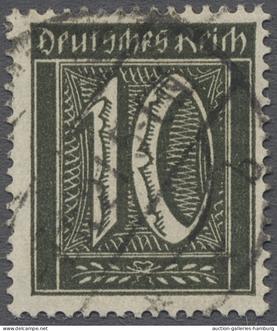 Deutsches Reich - Inflation: 1921, Freimarke 10 Pfg. In Der Guten Farbvariante S - Used Stamps
