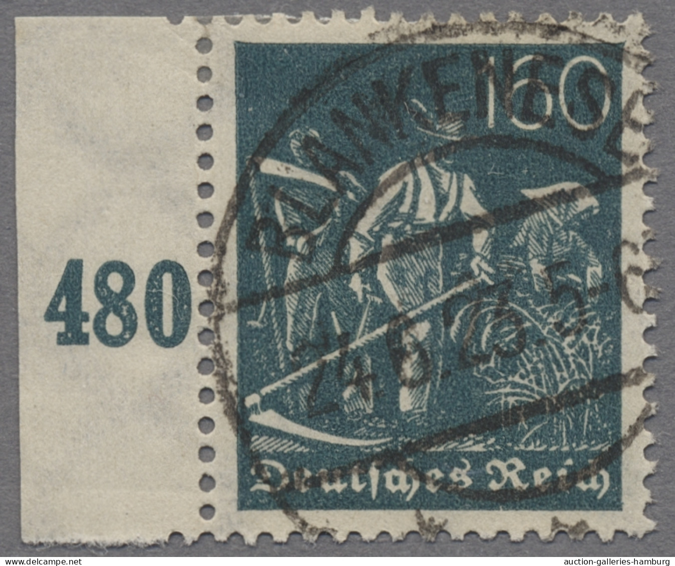 Deutsches Reich - Inflation: 1921, Freimarken 120 Pfg. Gestempelt "....25.6.23" - Used Stamps