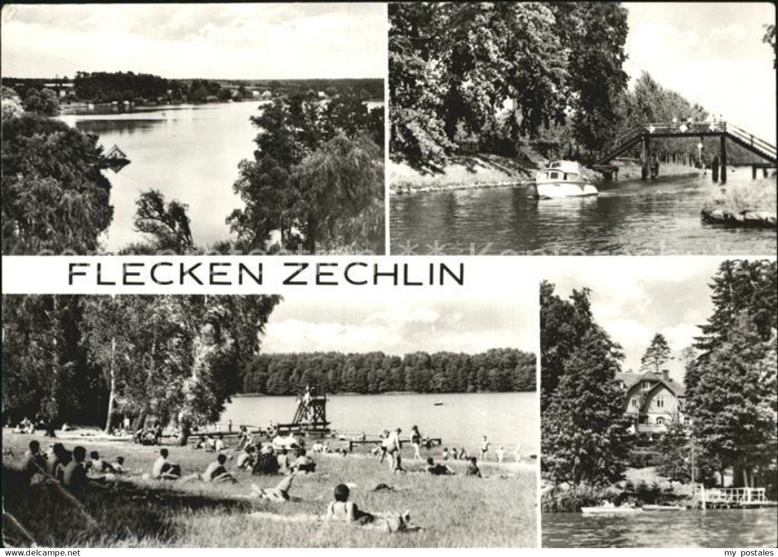 72399771 Zechlin Flecken Strand Bruecke Zechlin Flecken - Zechlinerhütte