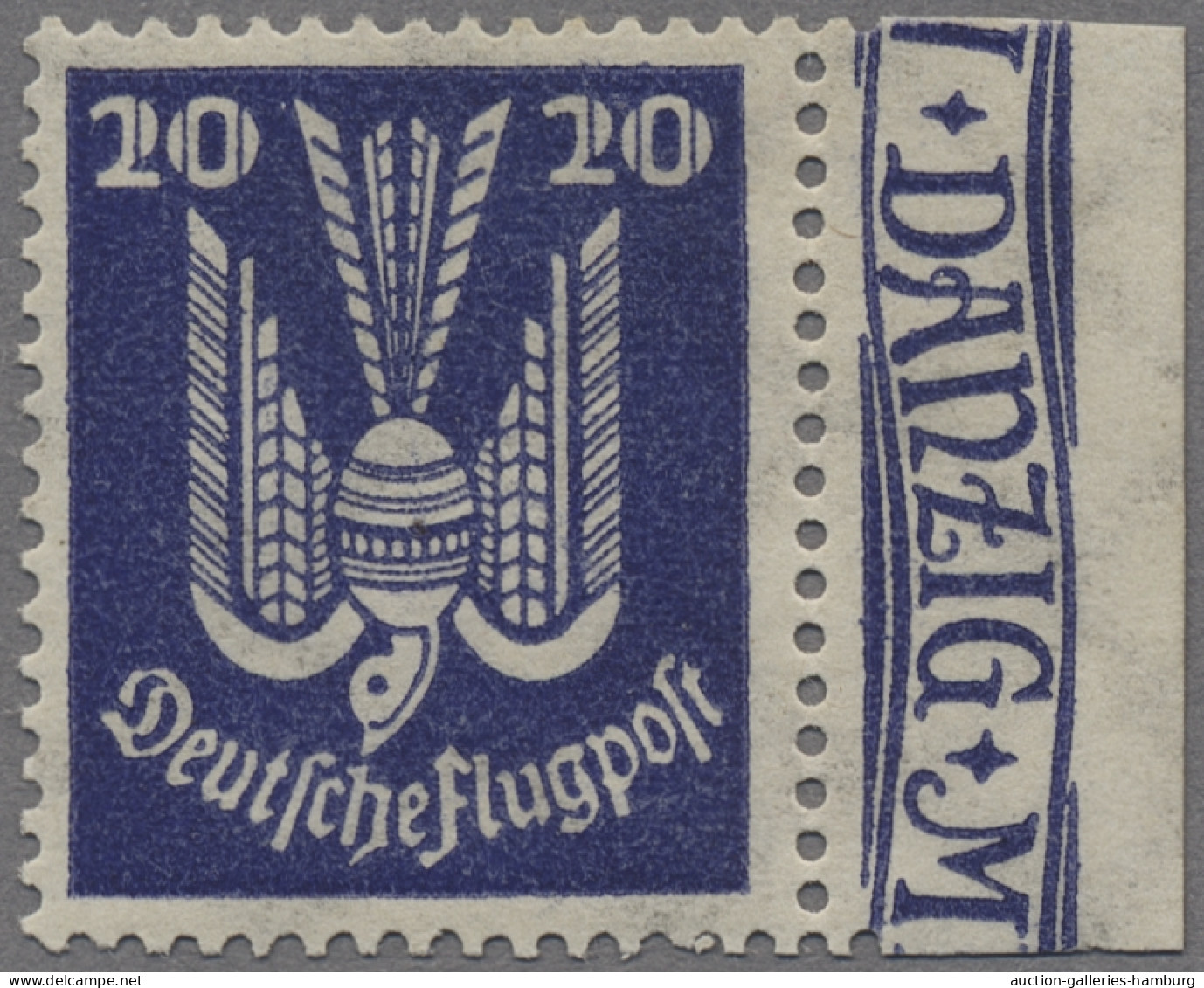 Deutsches Reich - Weimar: 1924, Holztaube IV, 20 Rpf. Mit Liegendem Wasserzeiche - Unused Stamps