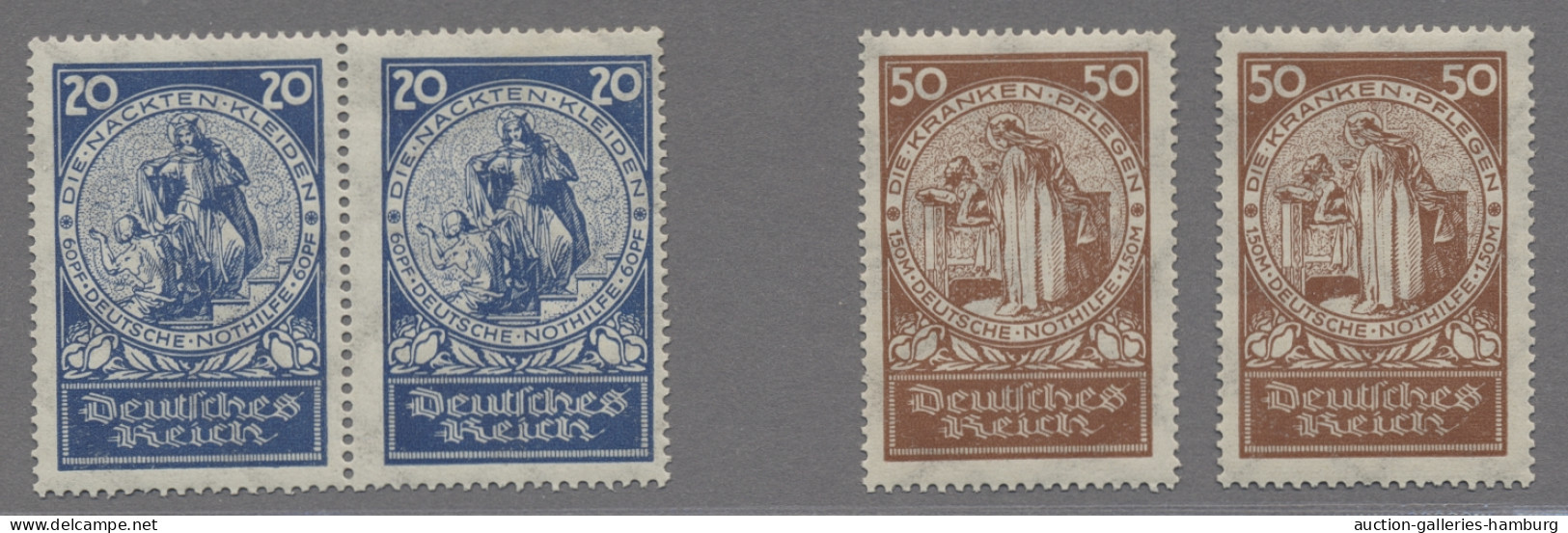 Deutsches Reich - Weimar: 1924, Deutsche Nothilfe, Rosenwunder, Der Komplette Sa - Unused Stamps