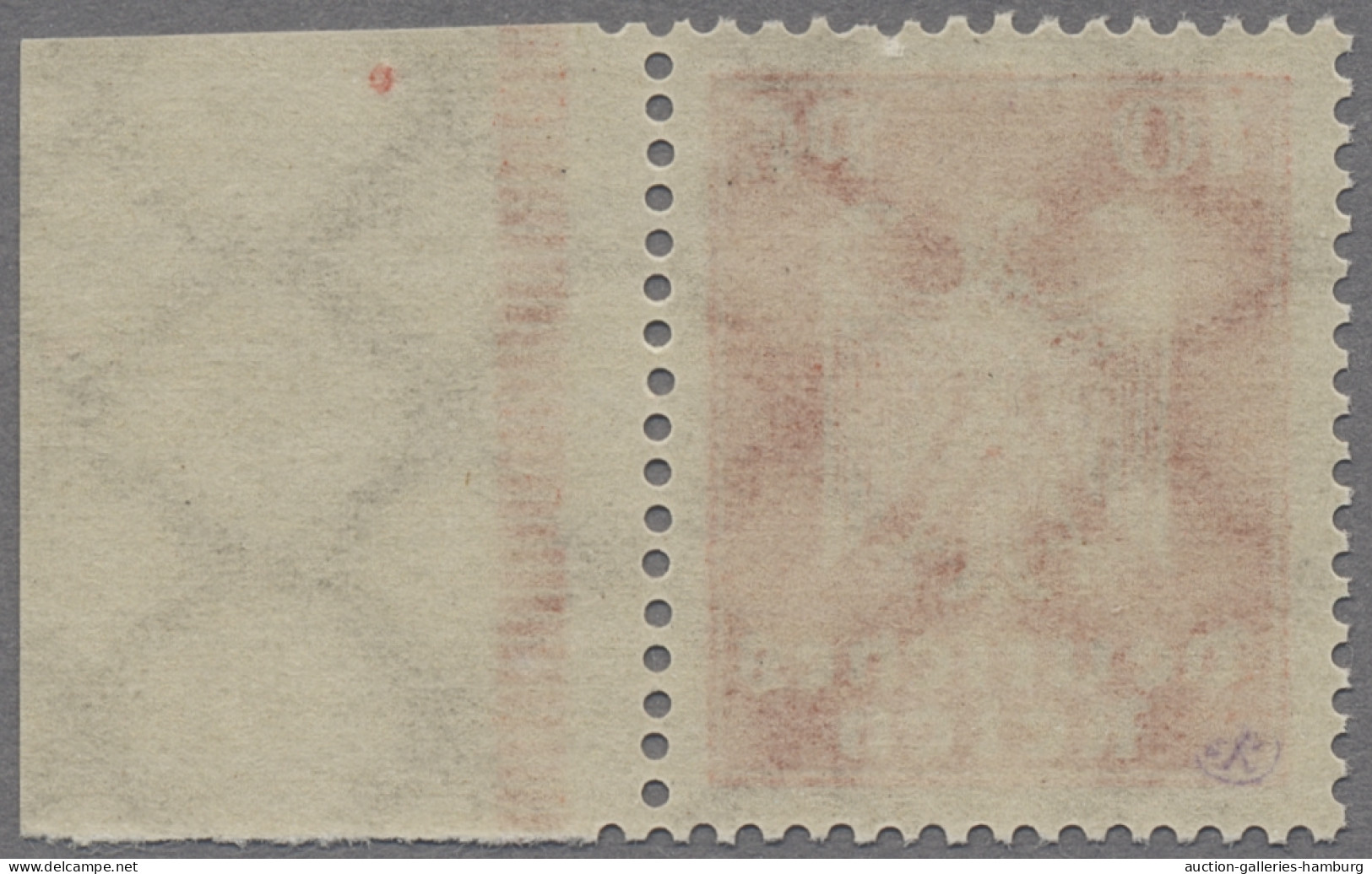 Deutsches Reich - Weimar: 1924, Freimarken Reichsadler, LIEGENDES Wz., 3 Pfg. Un - Unused Stamps