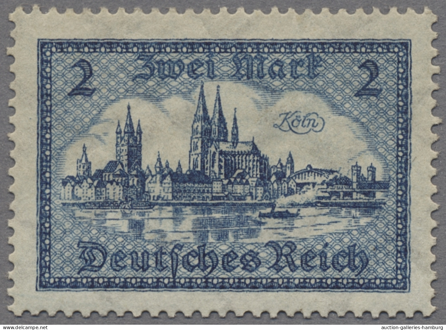 Deutsches Reich - Weimar: 1924, Bauwerke, Der Komplette Satz 1 Mark (Wz. X) Bis - Nuevos