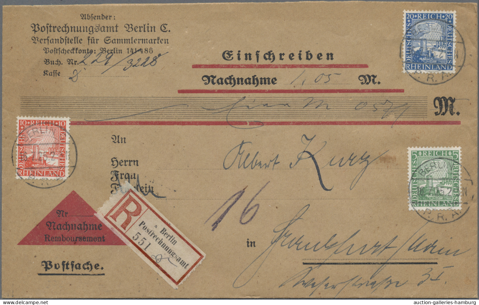 Deutsches Reich - Weimar: 1925, Rheinlandfeier, Vier Belege Mit "Juli"-Frühdaten - Lettres & Documents