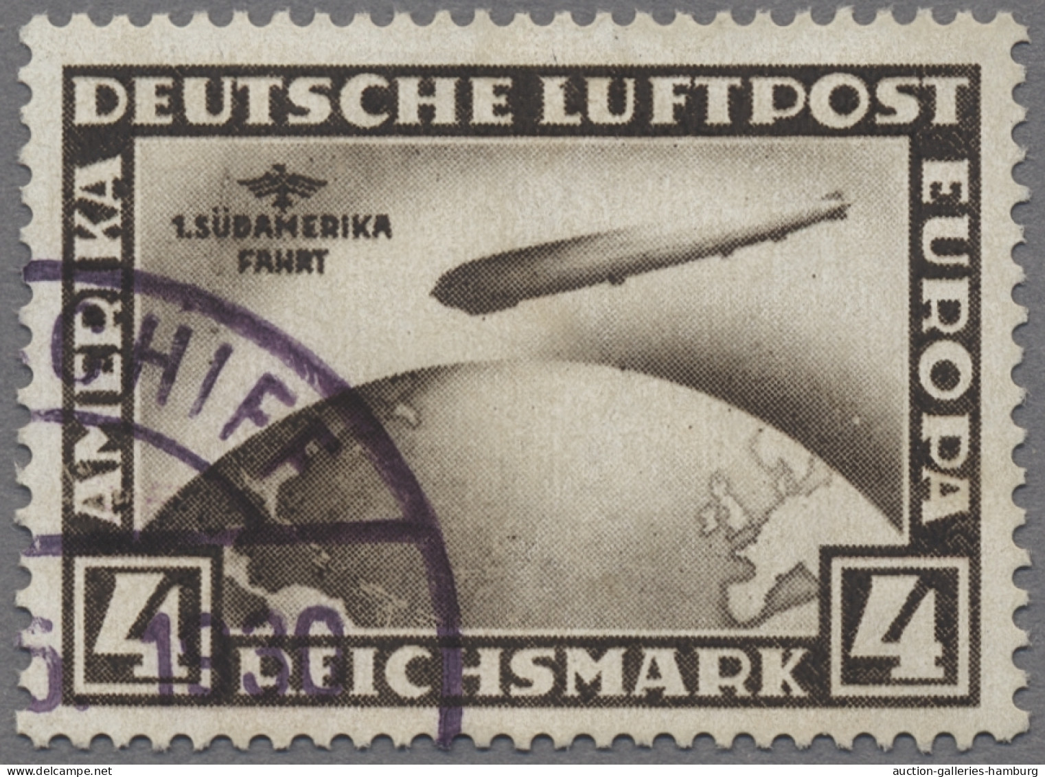 Deutsches Reich - Weimar: 1930, Südamerikafahrt, Beide Werte 2 Und 4 RM. Mit Was - Used Stamps