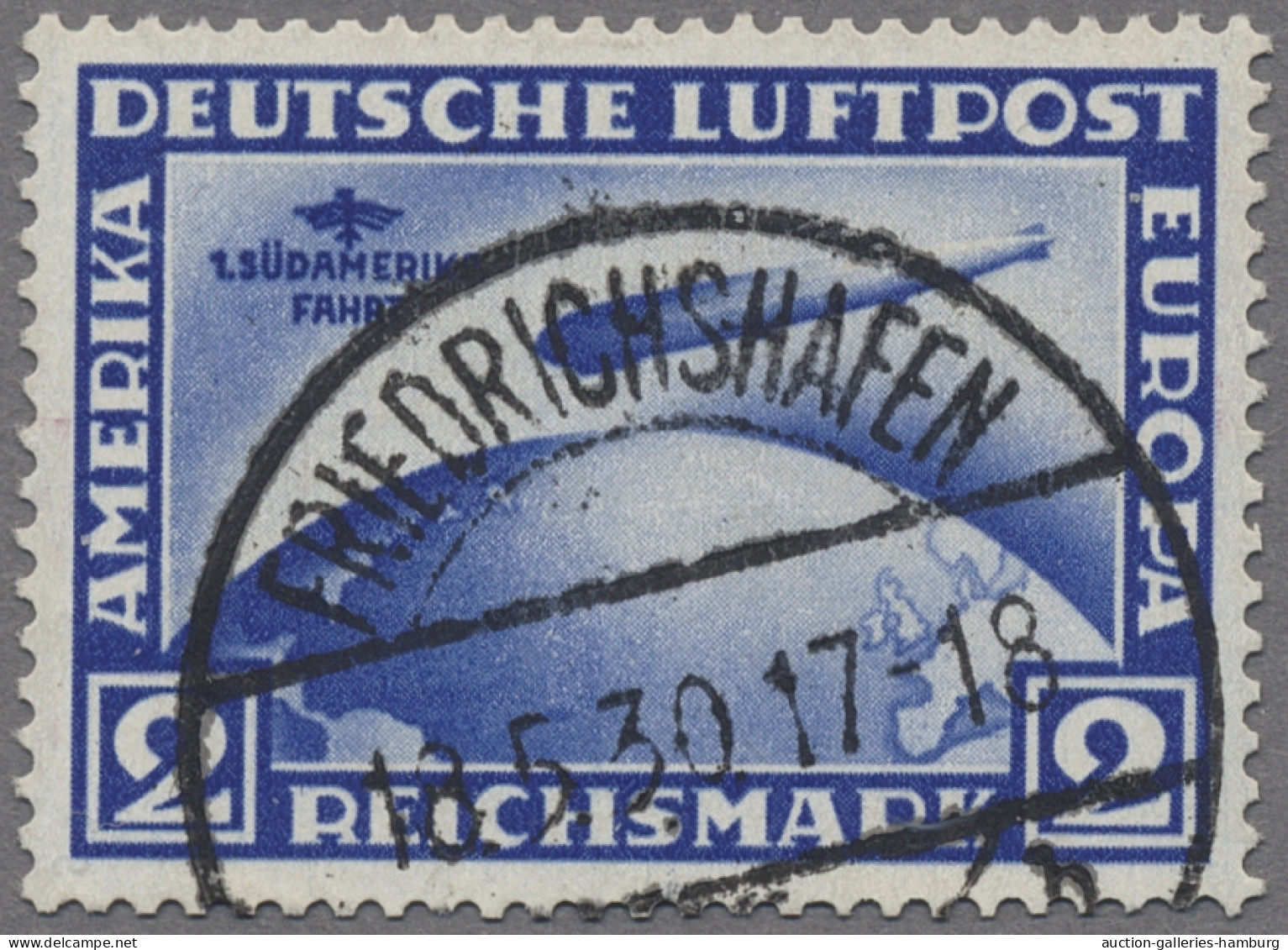 Deutsches Reich - Weimar: 1930, Südamerikafahrt 2 Werte Komplett, Je Entwertet " - Used Stamps