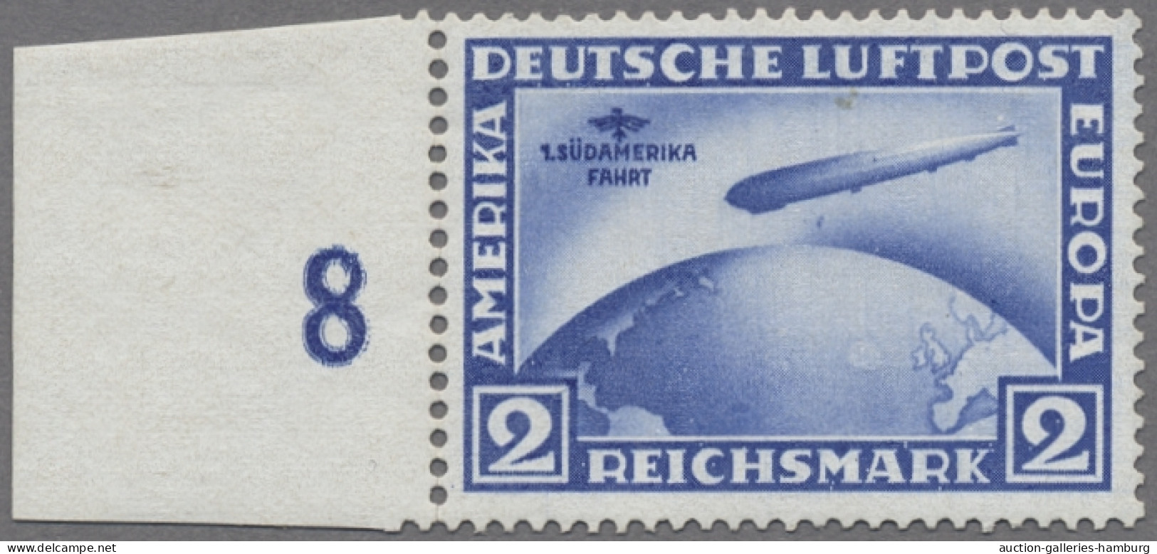 Deutsches Reich - Weimar: 1930, Südamerikafahrt, Beide Werte 2 Und 4 Reichsmark - Unused Stamps