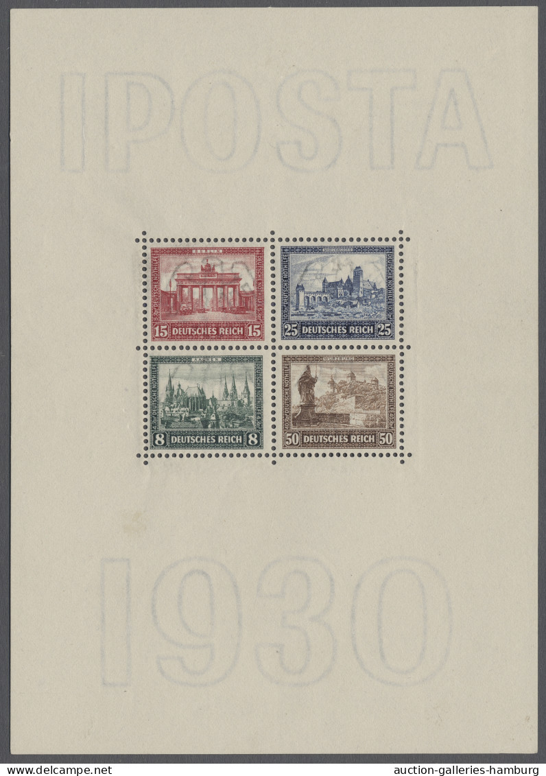 Deutsches Reich - Weimar: 1930, IPOSTA-Block In Postfrischer Erhaltung. Laut Fot - Unused Stamps