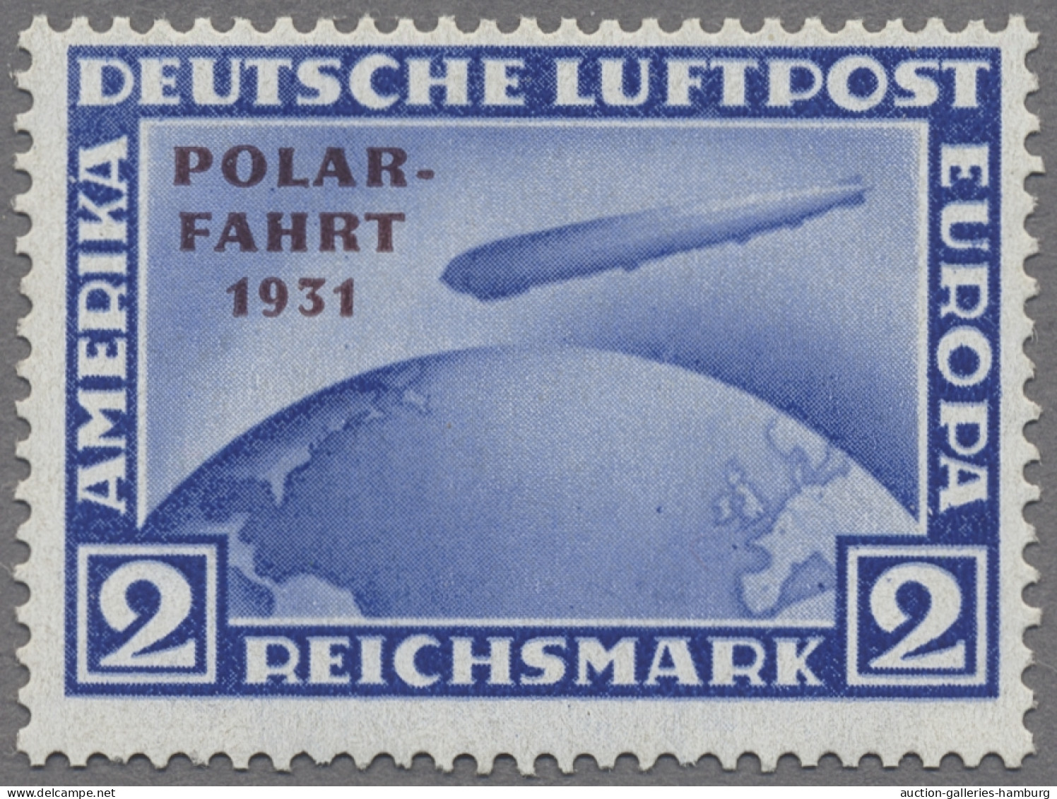 Deutsches Reich - Weimar: 1931, Polarfahrt, 1 M. Und 2 M. Gut Bzw. Sehr Gut Gezä - Neufs