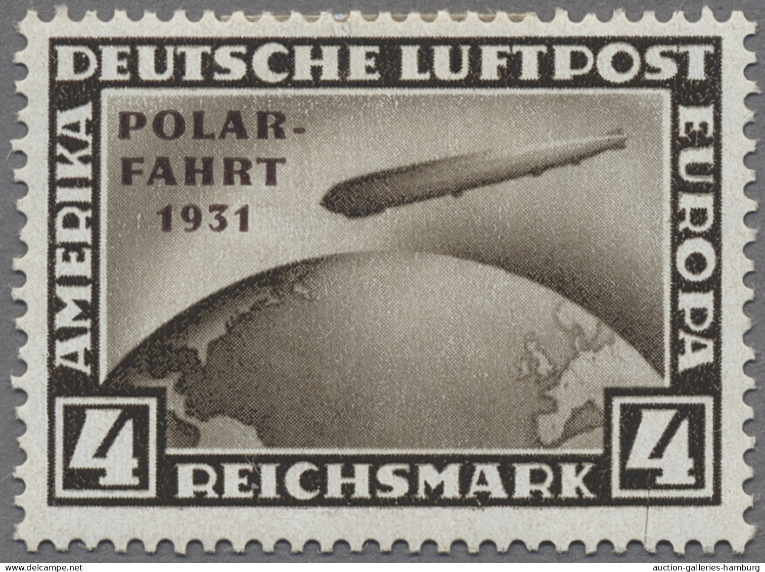 Deutsches Reich - Weimar: 1931, Polarfahrt 3 Werte Komplett In Guter Ungebraucht - Unused Stamps