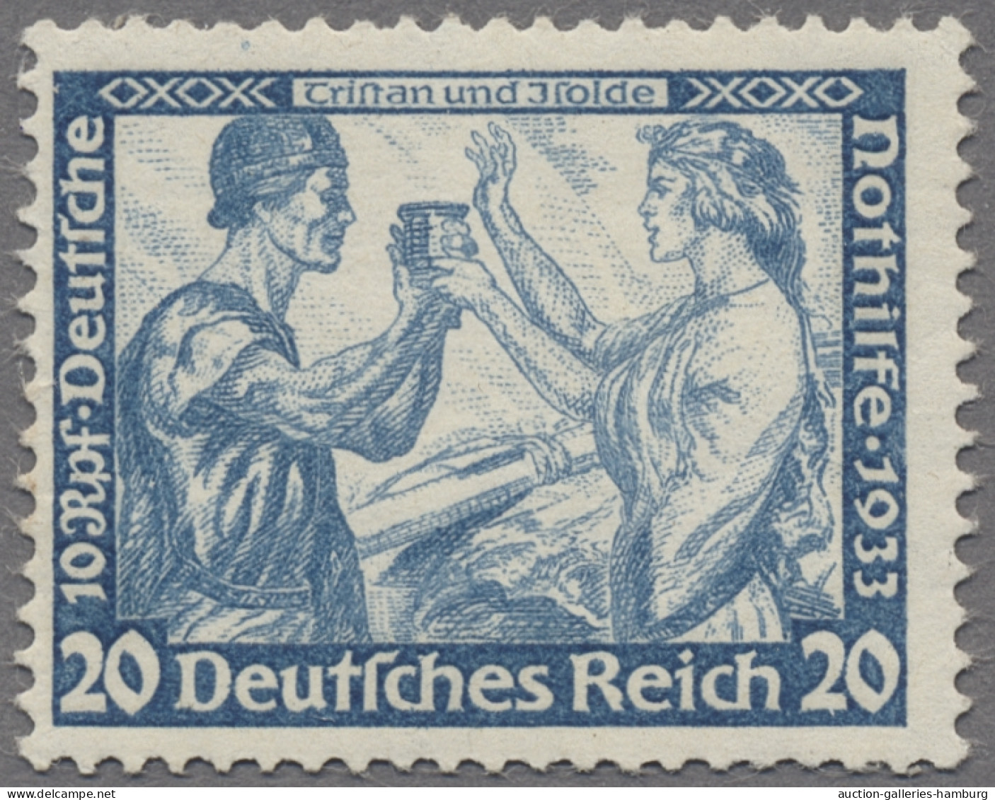 Deutsches Reich - 3. Reich: 1933, Nothilfe, Wagner, Tristan Und Isolde, 20 + 10 - Neufs