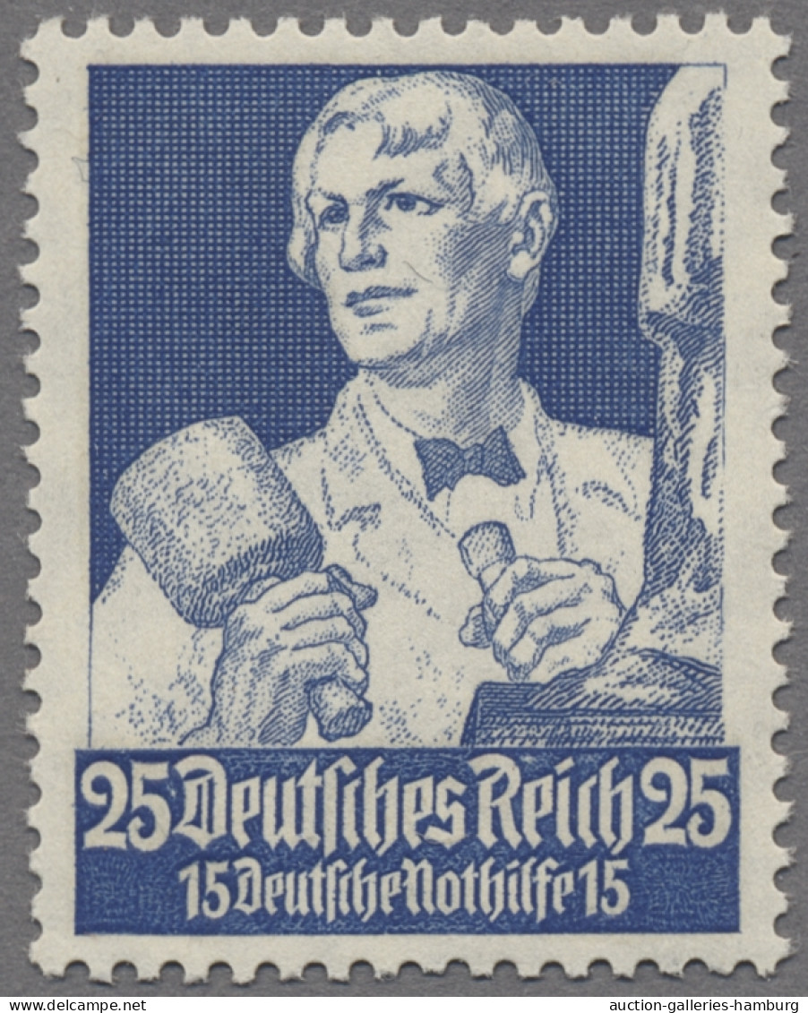 Deutsches Reich - 3. Reich: 1934, Nothilfe, Berufsstände, Der Komplette Satz Tad - Unused Stamps