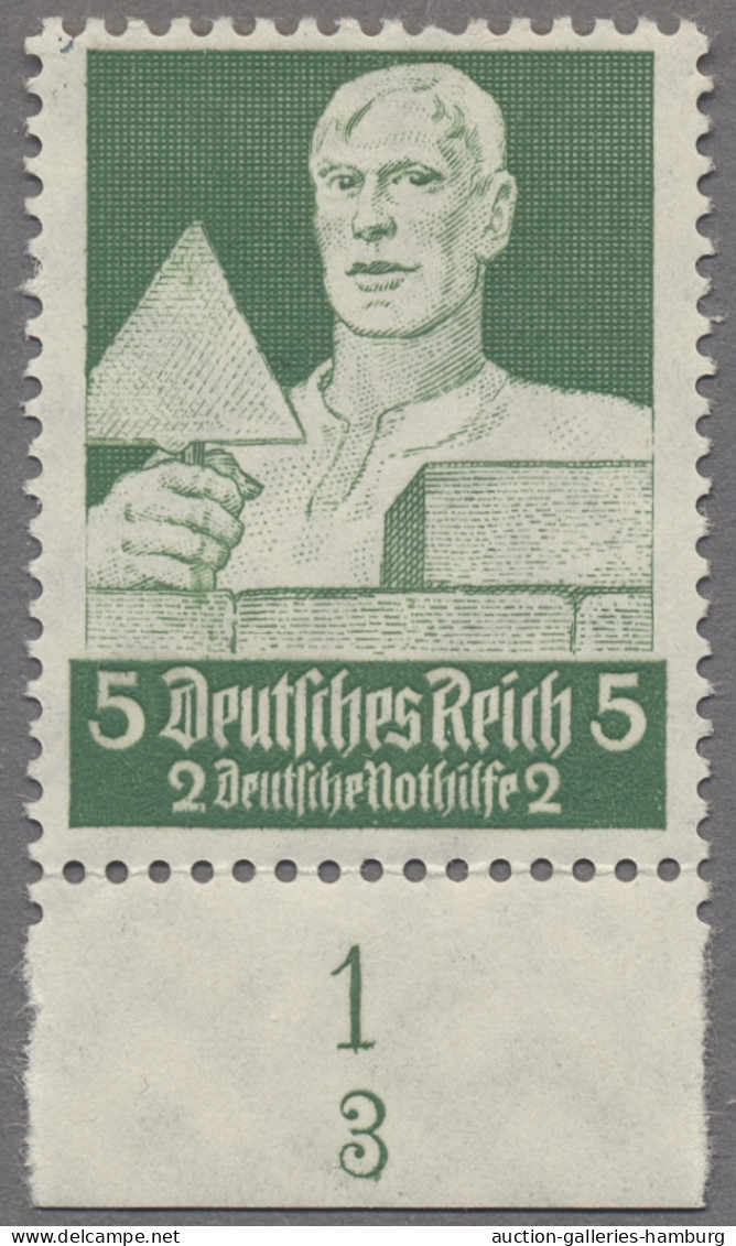 Deutsches Reich - 3. Reich: 1934, Nothilfe, Berufsstände, Der Komplette Satz Tad - Neufs