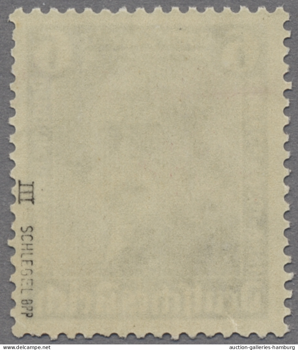 Deutsches Reich - 3. Reich: 1936, 50 Jahre Kraftwagen, 6 Rpf. Mit Dekorativem Pl - Unused Stamps