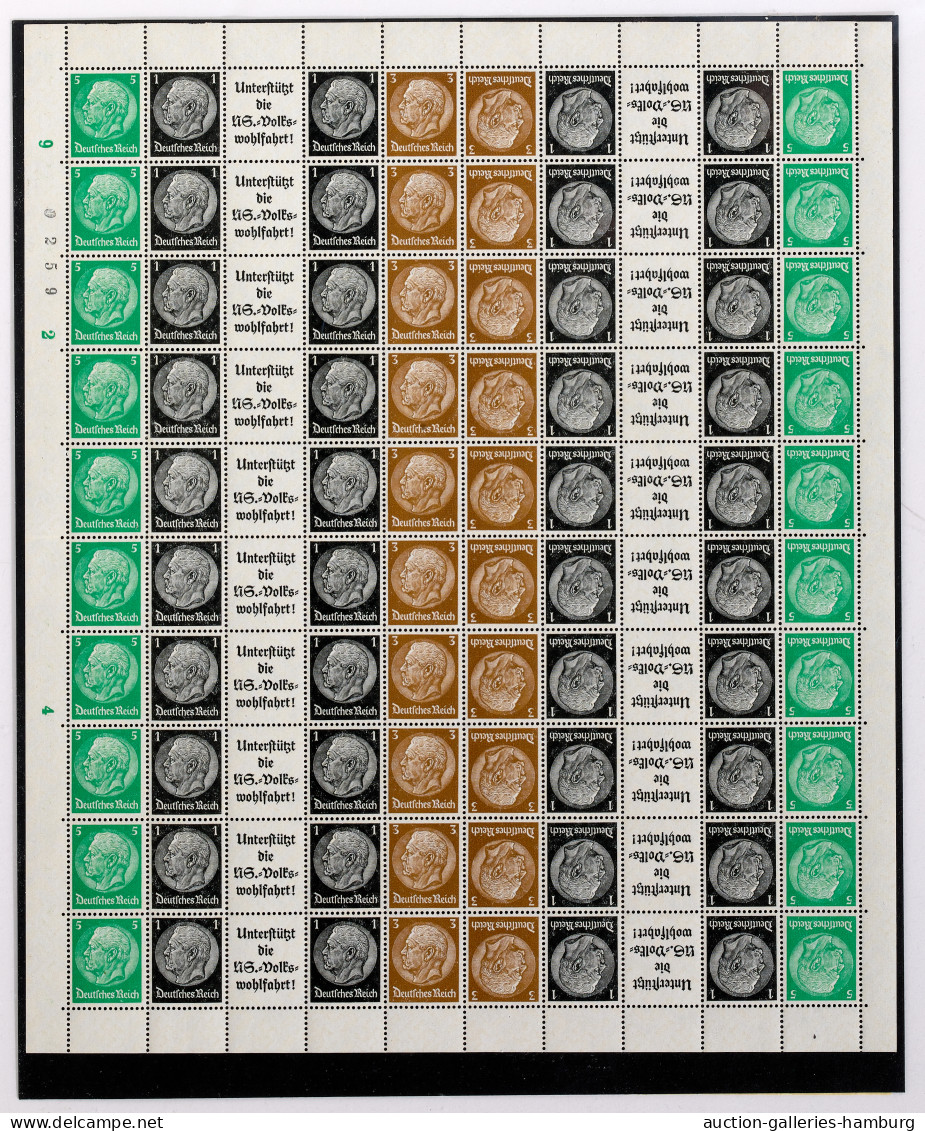 Deutsches Reich - Markenheftchenbogen: 1939-40, Hindenburg MHB 49.2 Von 1939 Und - Carnets