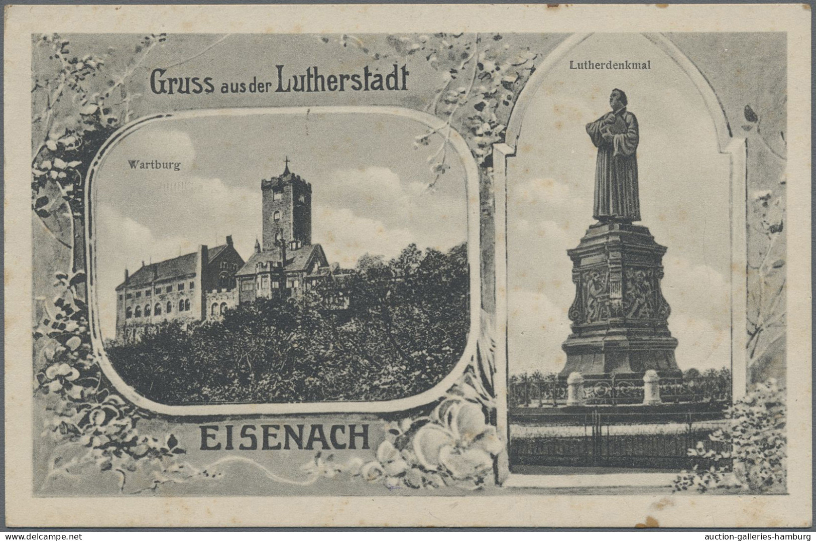 Deutsches Reich - Privatganzsachen: 1921/1922, Drei Privatganzsachenkarten "Luth - Autres & Non Classés