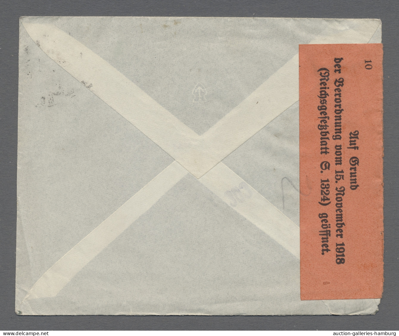 Deutsches Reich - Besonderheiten: 1920, Zwei Briefe Nach Und Einer Aus NORWEGEN, - Autres & Non Classés