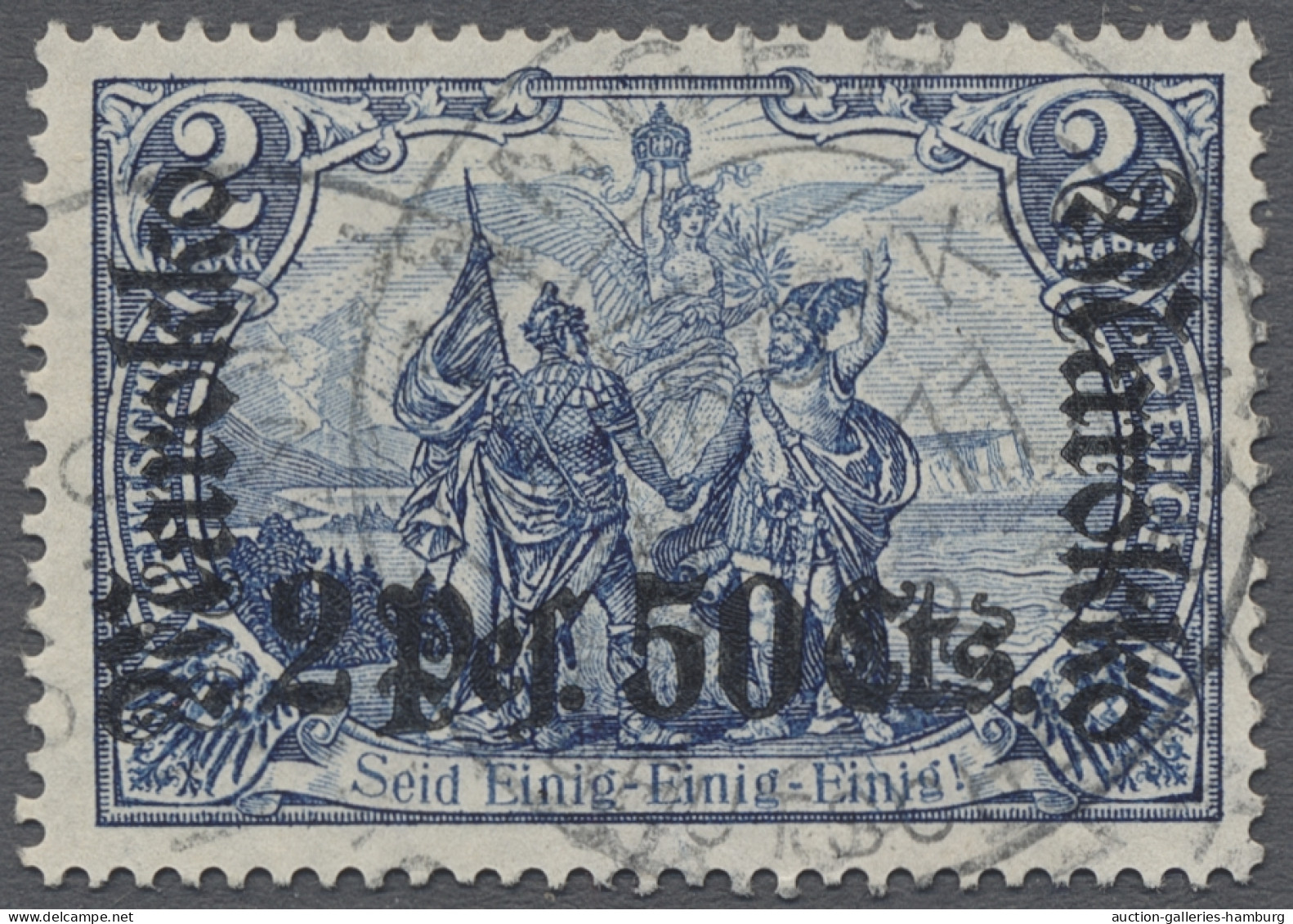Deutsche Post In Marokko: 1911, DEUTSCHES REICH Mit Wz., Landesname "Marokko", D - Morocco (offices)