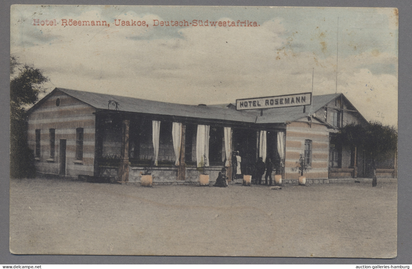 Deutsch-Südwestafrika - Stempel: 1915, WALVIS BAY (südafrikanische Enklave), Stu - África Del Sudoeste Alemana