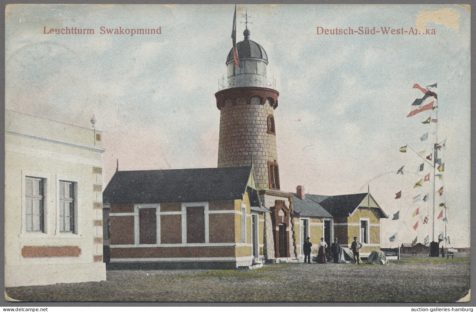 Deutsch-Südwestafrika - Besonderheiten: 1906, Ansichtskarte "Leuchtturm Swakopmu - África Del Sudoeste Alemana