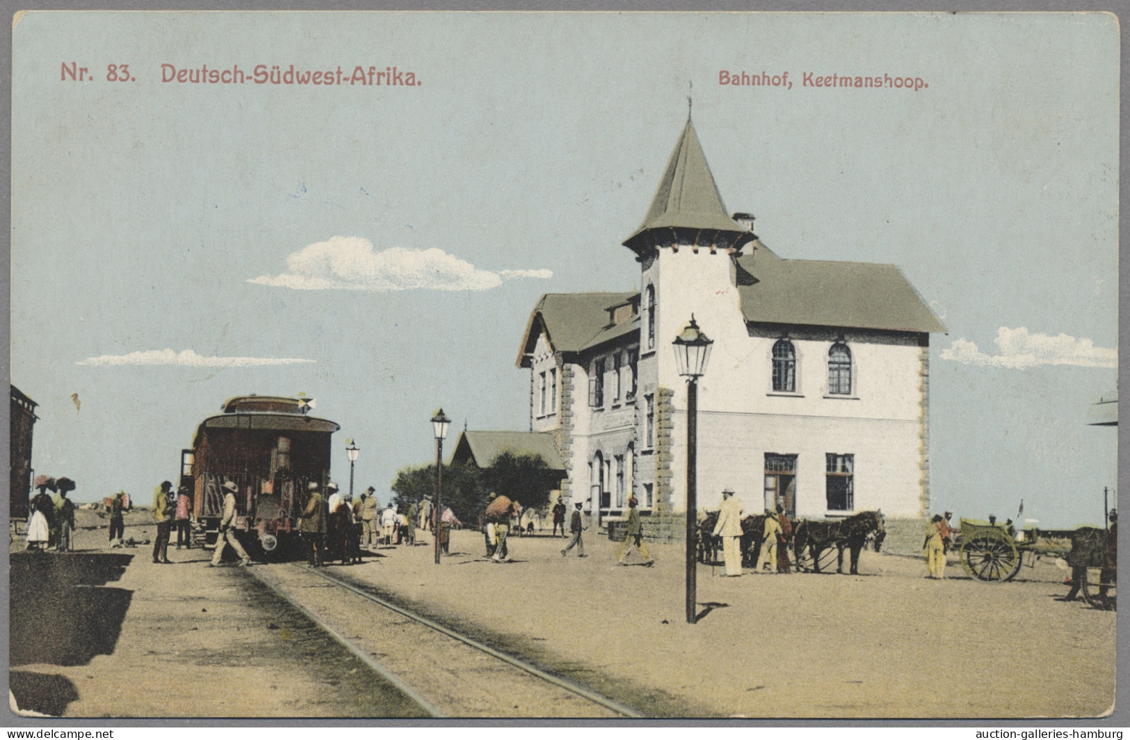 Deutsch-Südwestafrika - Besonderheiten: 1909 (ff.), Sechs Farbige, Ungebrauchte - África Del Sudoeste Alemana