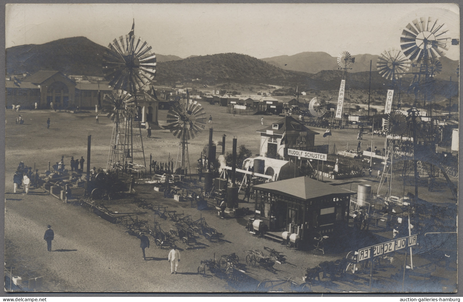 Deutsch-Südwestafrika - Besonderheiten: 1914, Landesausstellung Windhuk, Ansicht - África Del Sudoeste Alemana