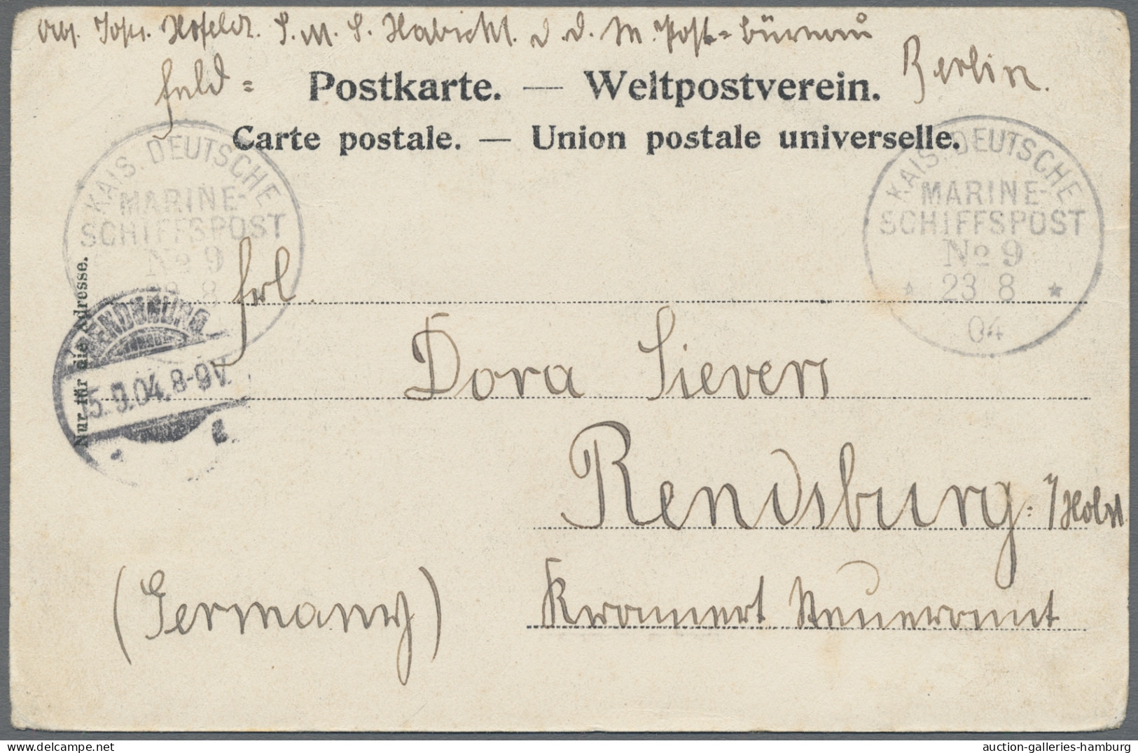 Deutsche Kolonien - Kamerun - Stempel: 1904, AK Kamerun Als Feldpostkarte Von SM - Camerún