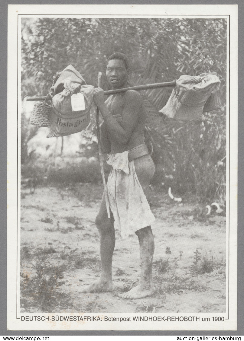 Deutsche Kolonien - Kamerun - Besonderheiten: 1914, BOTENPOST, Karte Einer Rotkr - Camerún