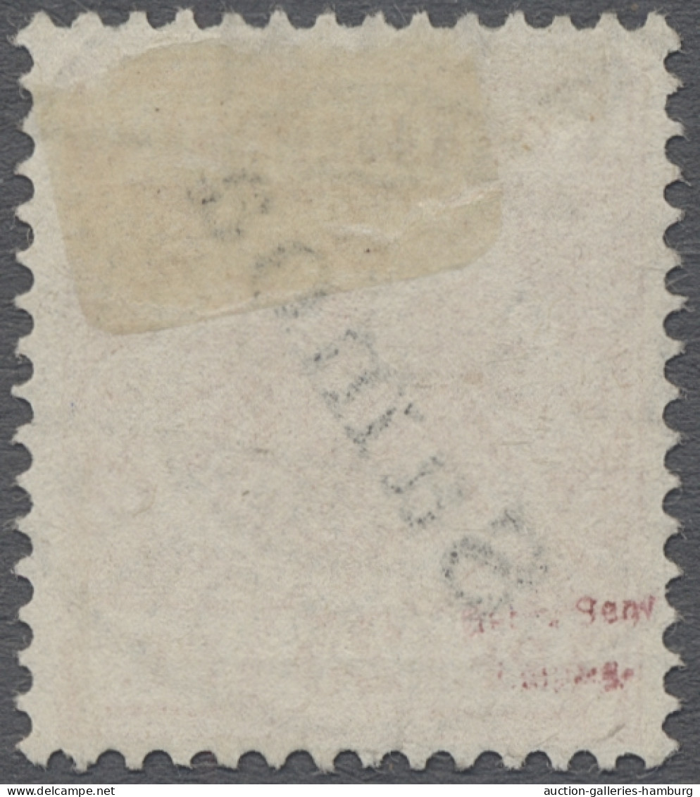 Deutsche Kolonien - Samoa: 1900-01, Krone / Adler Mit Schrägem Überdruck "Samoa" - Samoa
