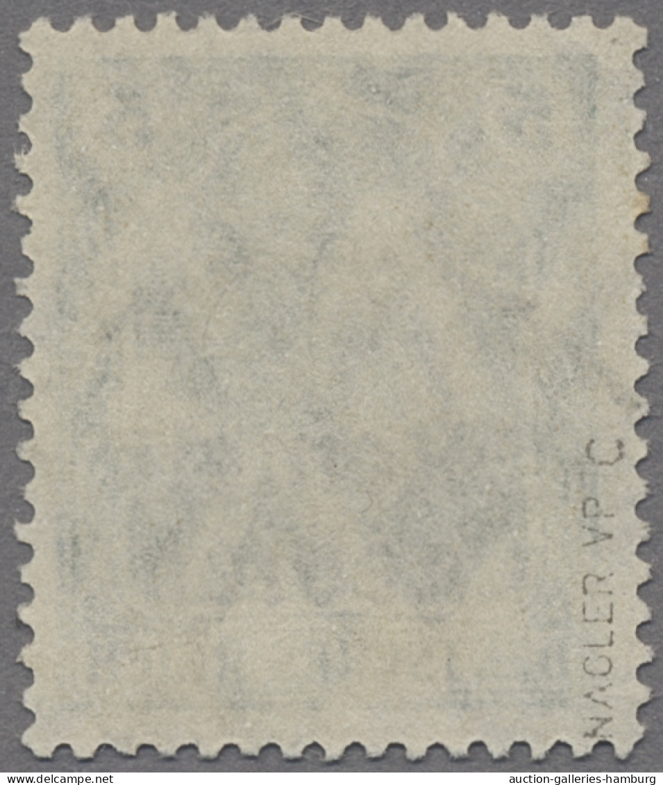 Memel: 1920, Freimarke 5 Pfg. In Der Guten Farbvariante Dunkel- Bis Schwärzlichb - Memel (Klaïpeda) 1923