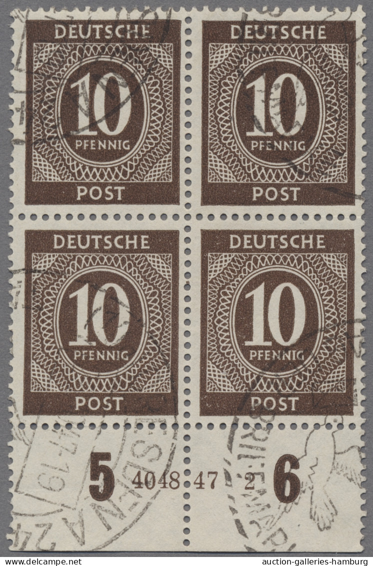 Alliierte Besetzung - Gemeinschaftsausgaben: 1946, I. Kontrollratsausgabe, 10 Pf - Other & Unclassified