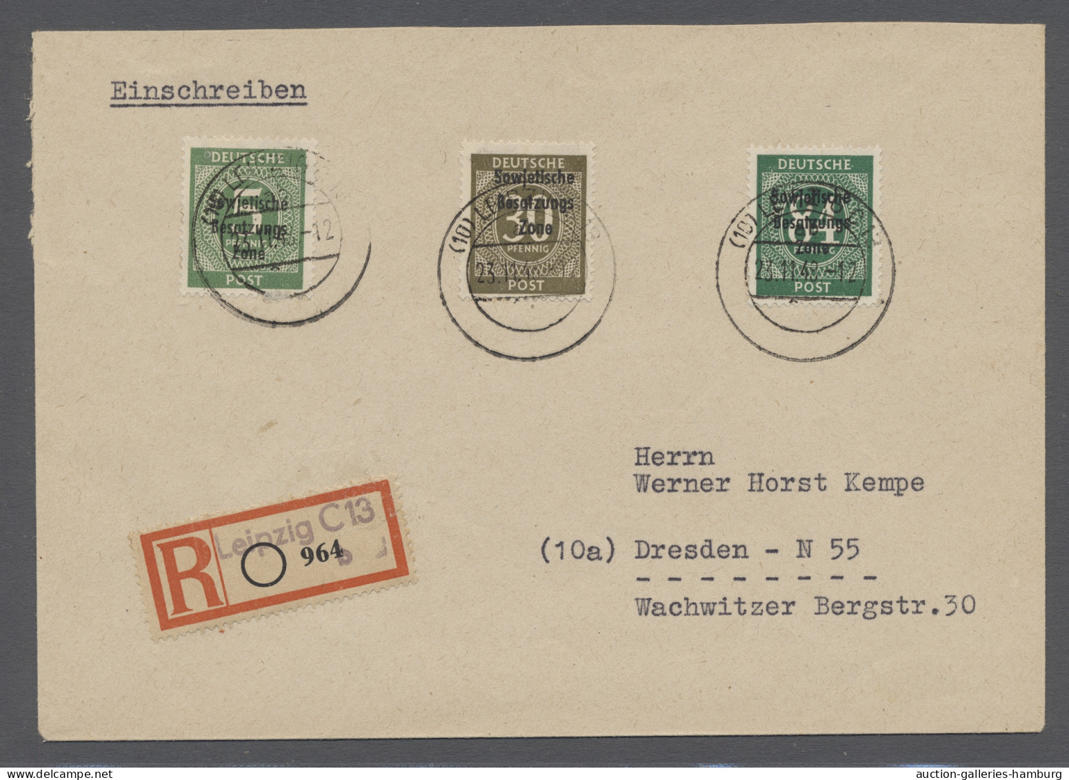 Sowjetische Zone - Allgemeine Ausgaben: 1948, Freimarke 84 Pfennig In Der Guten - Otros & Sin Clasificación