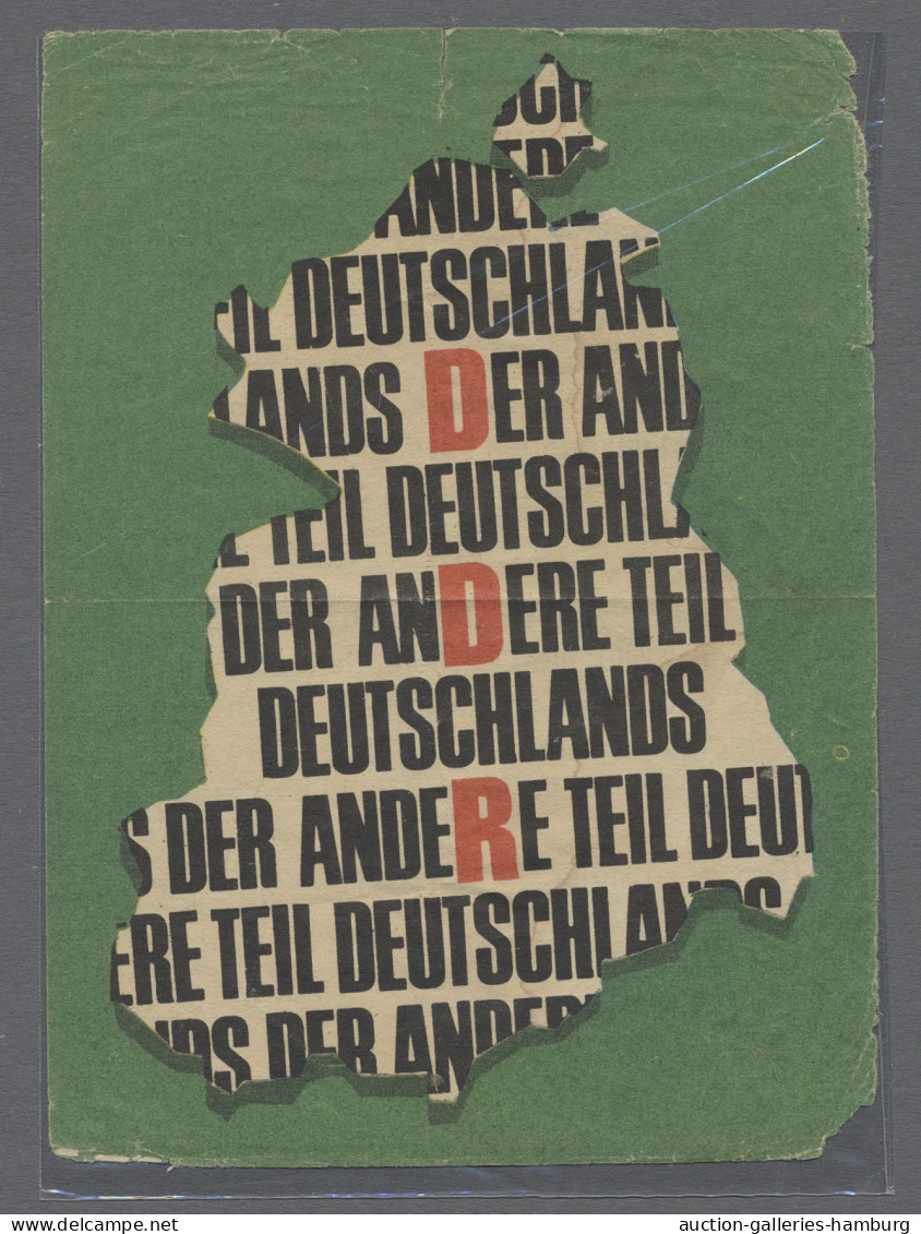 DDR - Besonderheiten: 1962, Flugblatt Der DDR "Der Andere Teil Deutschlands", In - Otros & Sin Clasificación