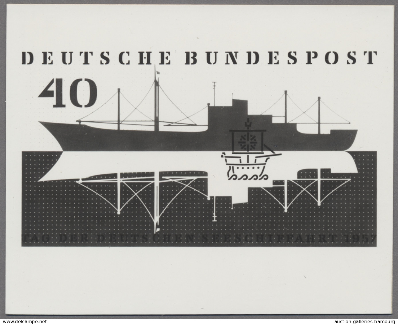 Bundesrepublik Deutschland: 1957, Amtliches Schwarzweißes Fotoessay Eines Nicht - Other & Unclassified