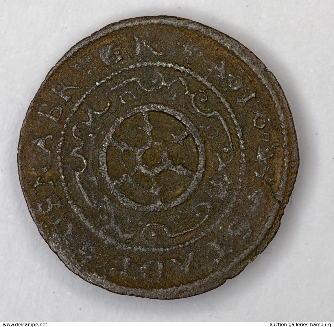 Hannover: OSNABRÜCK, 1625, VIIII (9) Pfennig-Kupfermünze Der Stadt Osnabrück In - Otros & Sin Clasificación