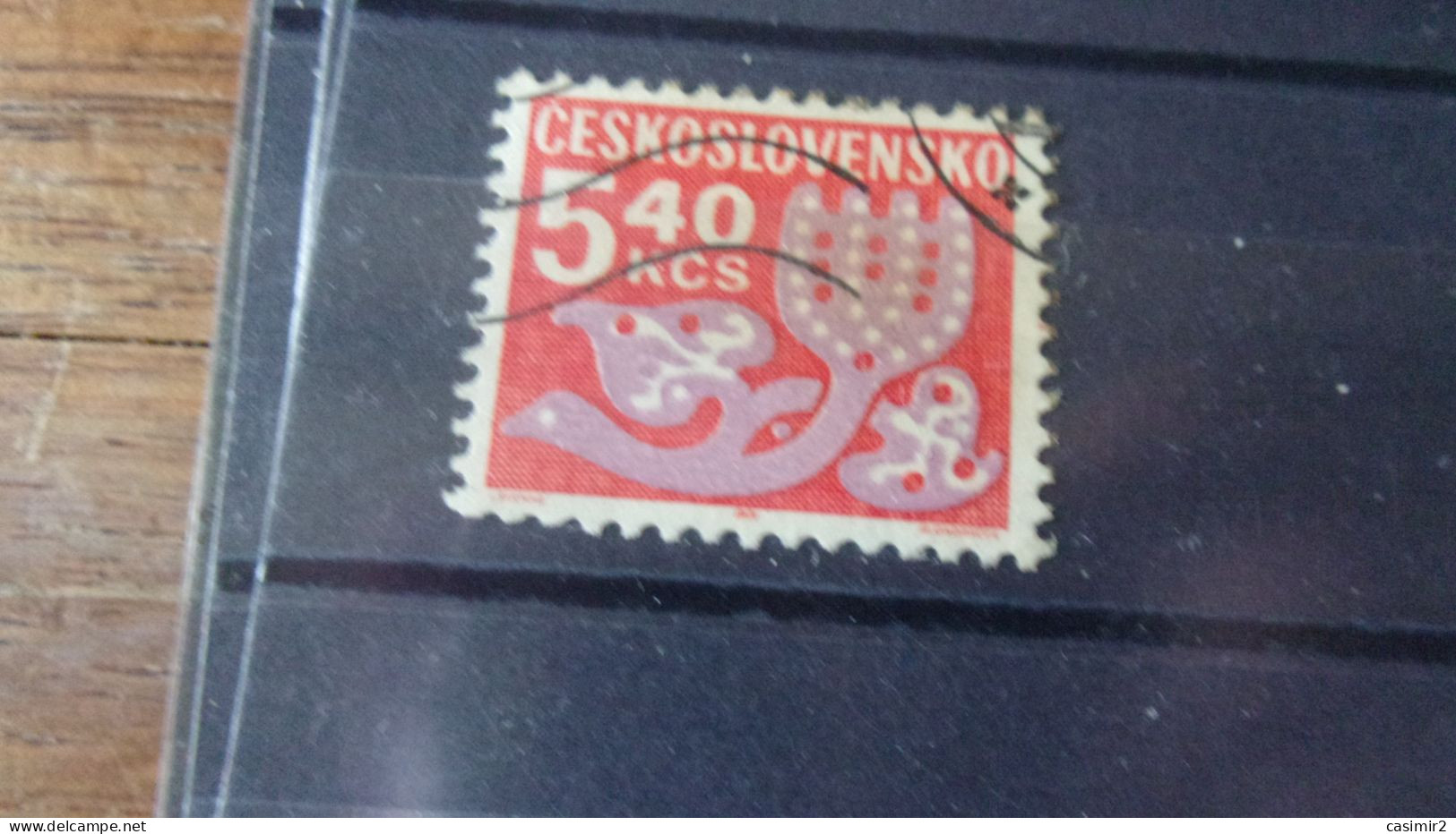 TCHECOSLOVAQUIE YVERT N° TAXE 102 - Timbres-taxe