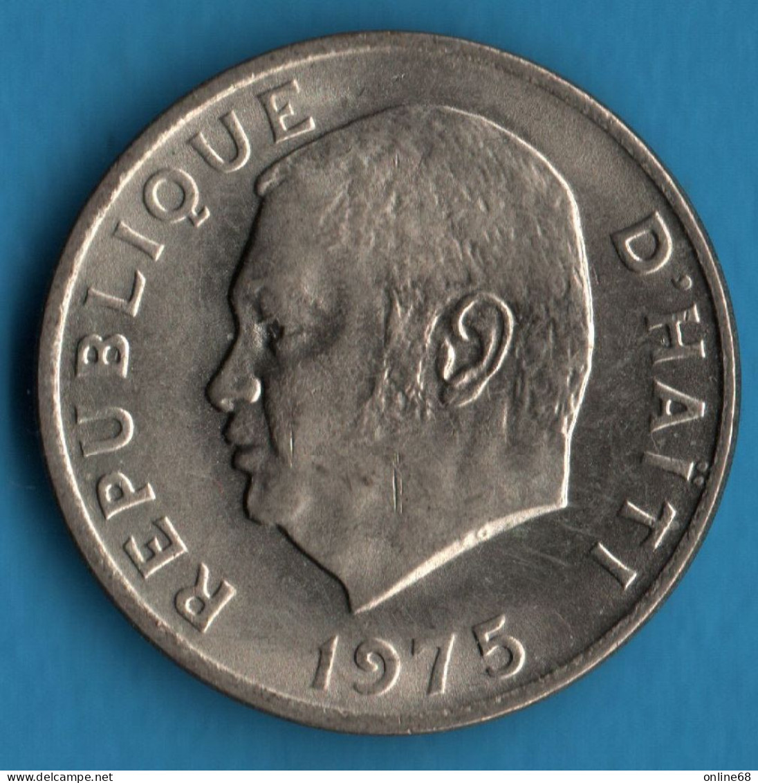 HAITI 5 CENTIMES 1975 KM# 119 FAO Jean-Claude Duvallier - Haiti