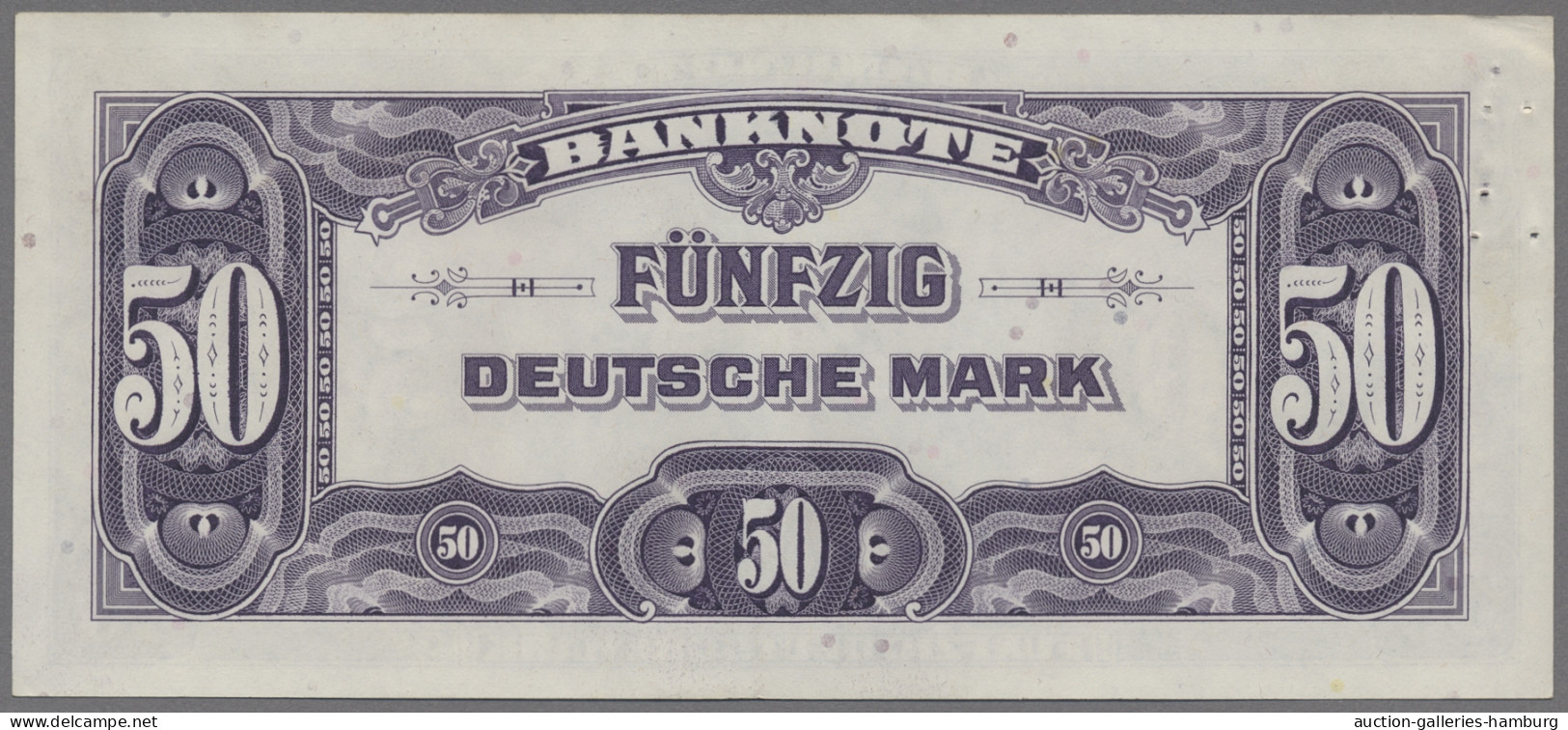 Deutschland - Bank Deutscher Länder + Bundesrepublik Deutschland: 1948, Banknote - Other & Unclassified