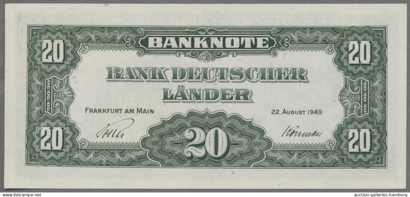 Deutschland - Bank Deutscher Länder + Bundesrepublik Deutschland: 1949, "Bank De - Other & Unclassified