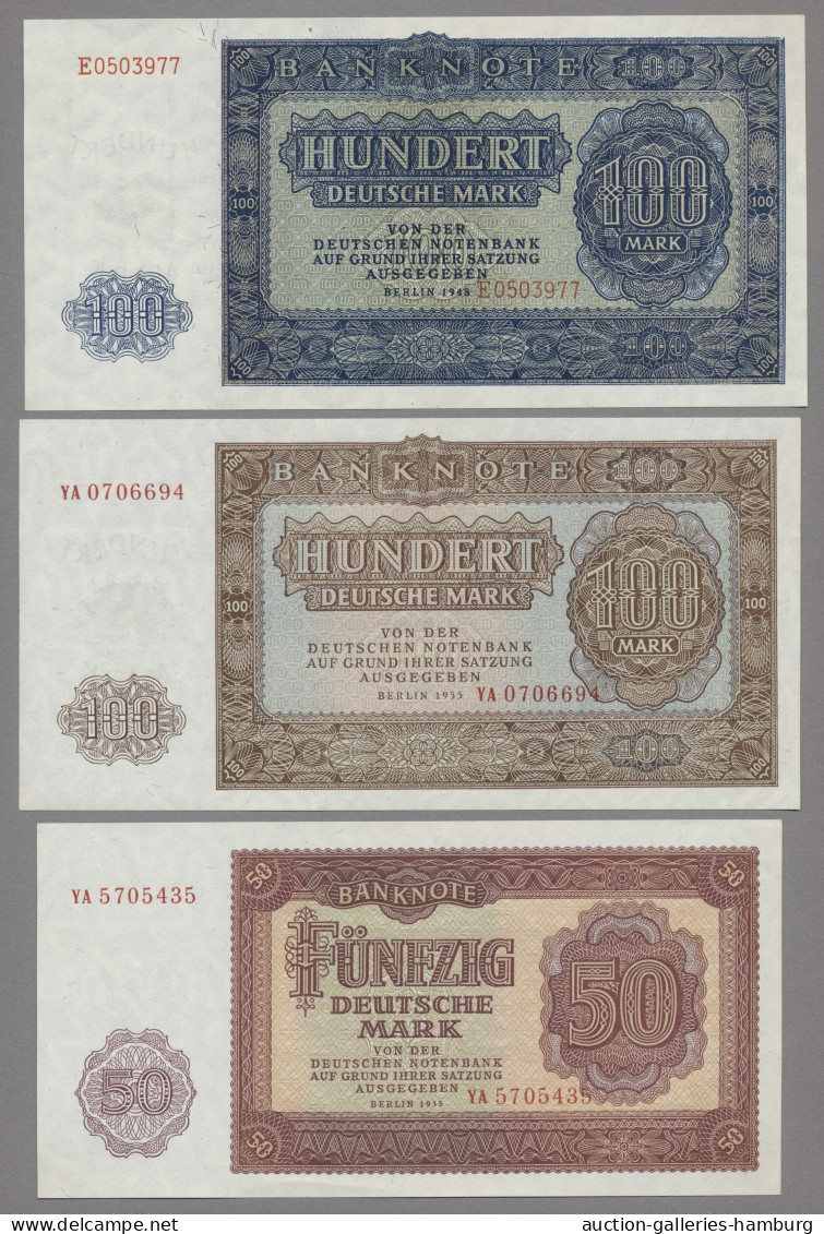 Deutschland - DDR: 1948-1975, Partie Von 23 Verschiedenen Banknoten In überwiege - Otros & Sin Clasificación