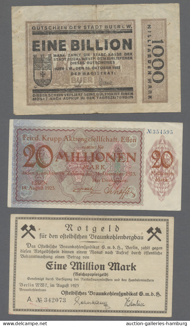 Deutschland - Notgeld: 1914-1944 (ca.), Sammlung Von über 160 überwiegend Notgel - Autres & Non Classés