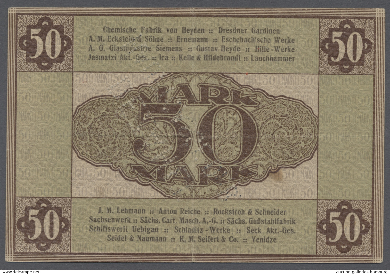 Deutschland - Notgeld - Sachsen: DRESDEN; 1918, Partie Von 3 Notgeldscheine Zu 2 - [11] Local Banknote Issues