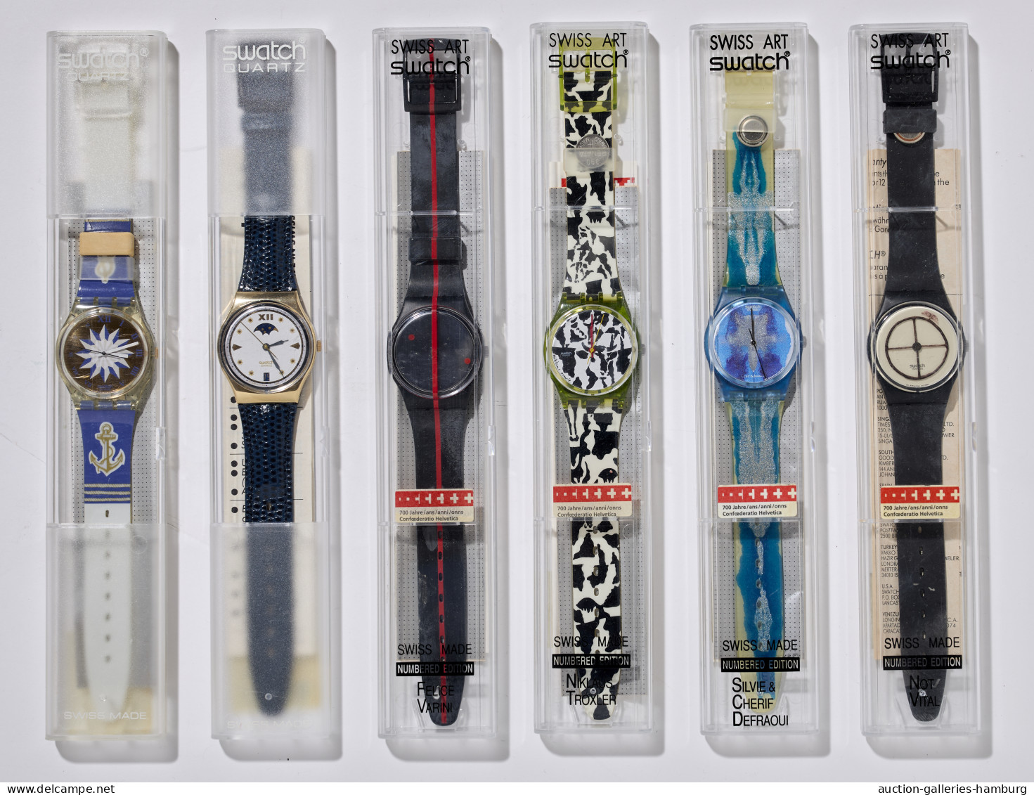 Varia (im Briefmarkenkatalog): SWATCH-ARMBANDUHREN; Sammlung Von 15 Ungetragenen - Other & Unclassified