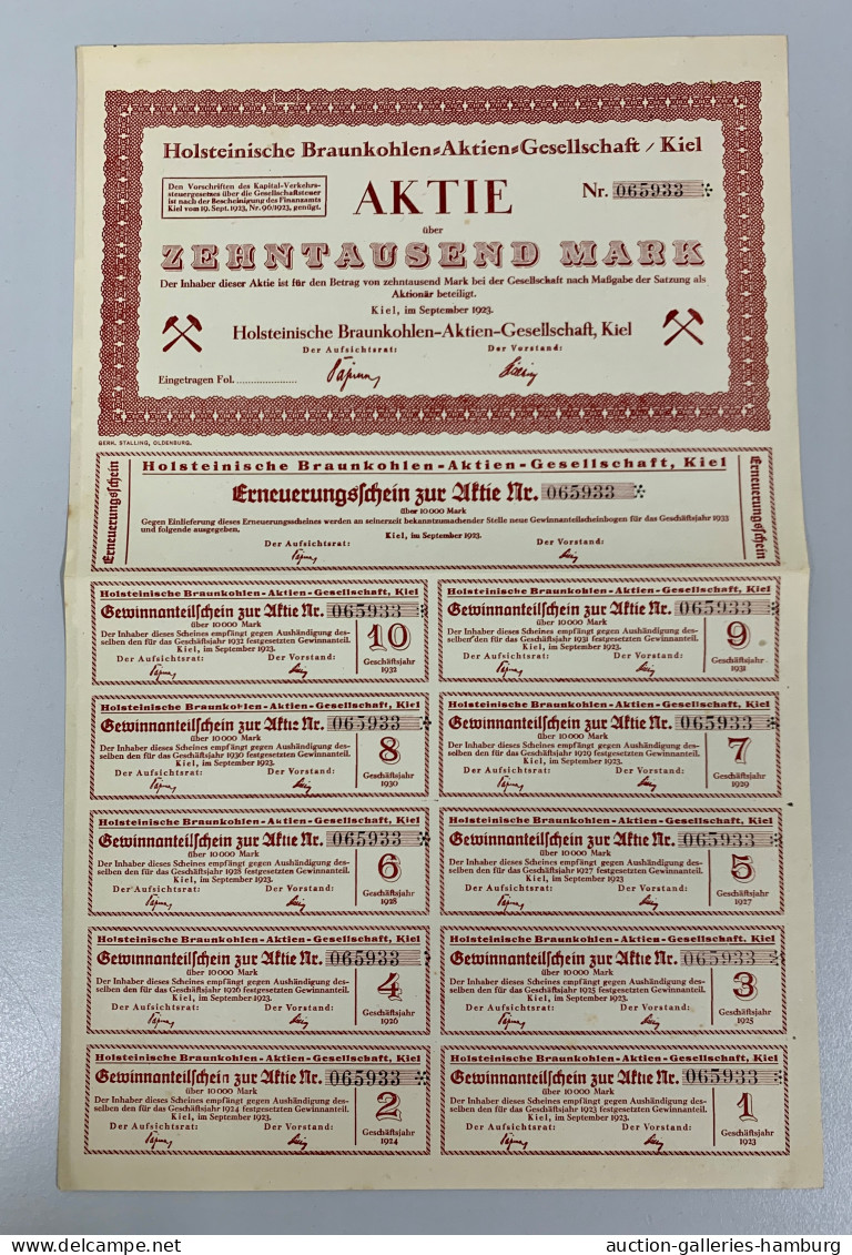 Alte Aktien / Wertpapiere: 1820-2008 (ca.), Partie Mit U.a. Einigen Deutschen Ak - Otros & Sin Clasificación