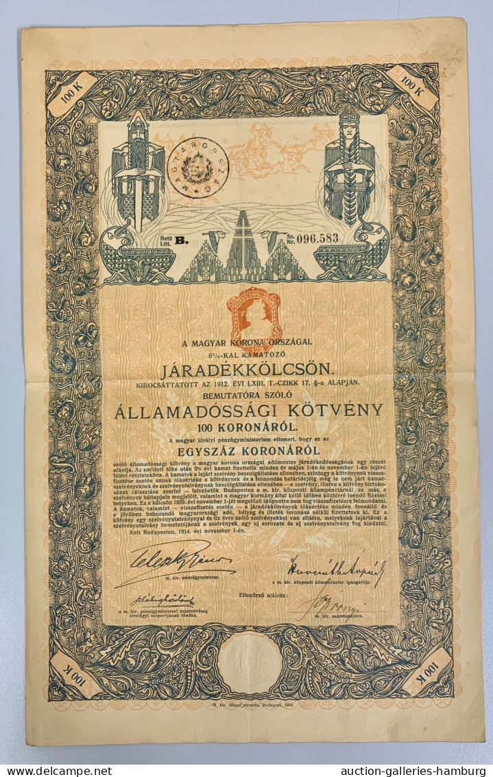 Alte Aktien / Wertpapiere: 1820-2008 (ca.), Partie mit u.a. einigen deutschen Ak