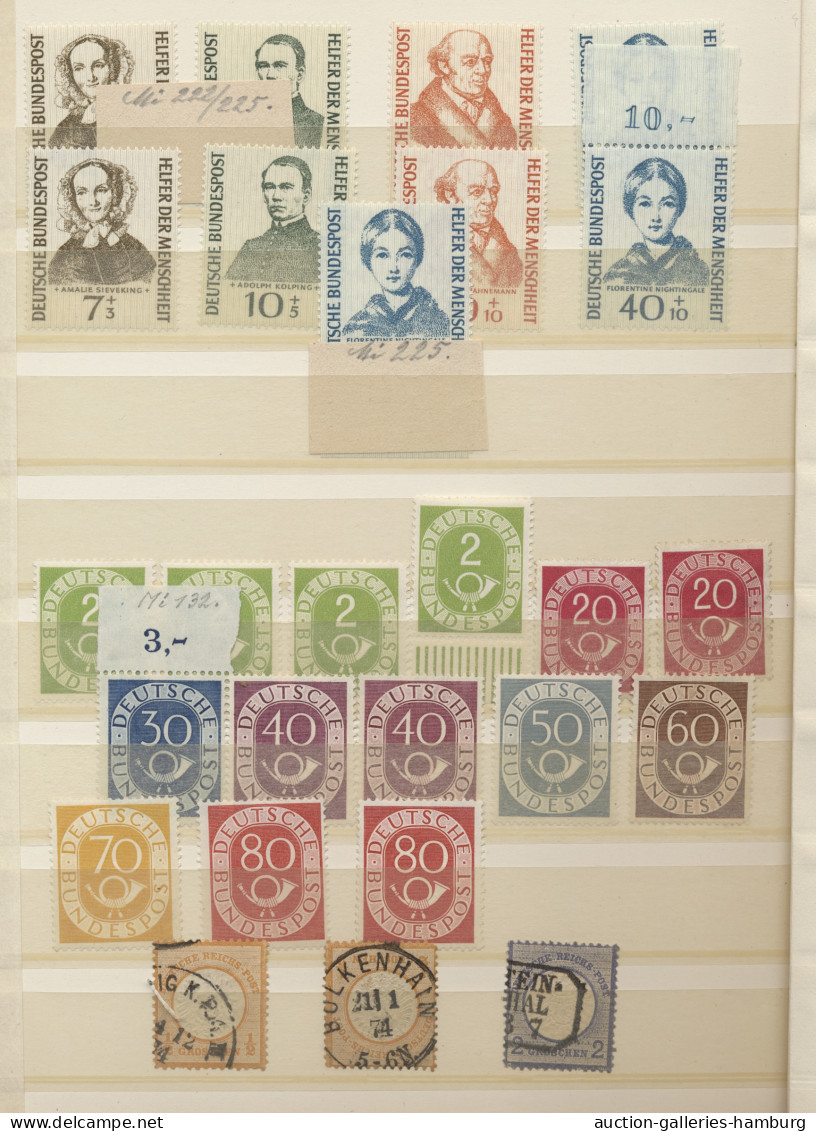 Nachlässe: 1850-1986 (ca.), uriger Nachlass in diversen Auswahlheften, Schachtel