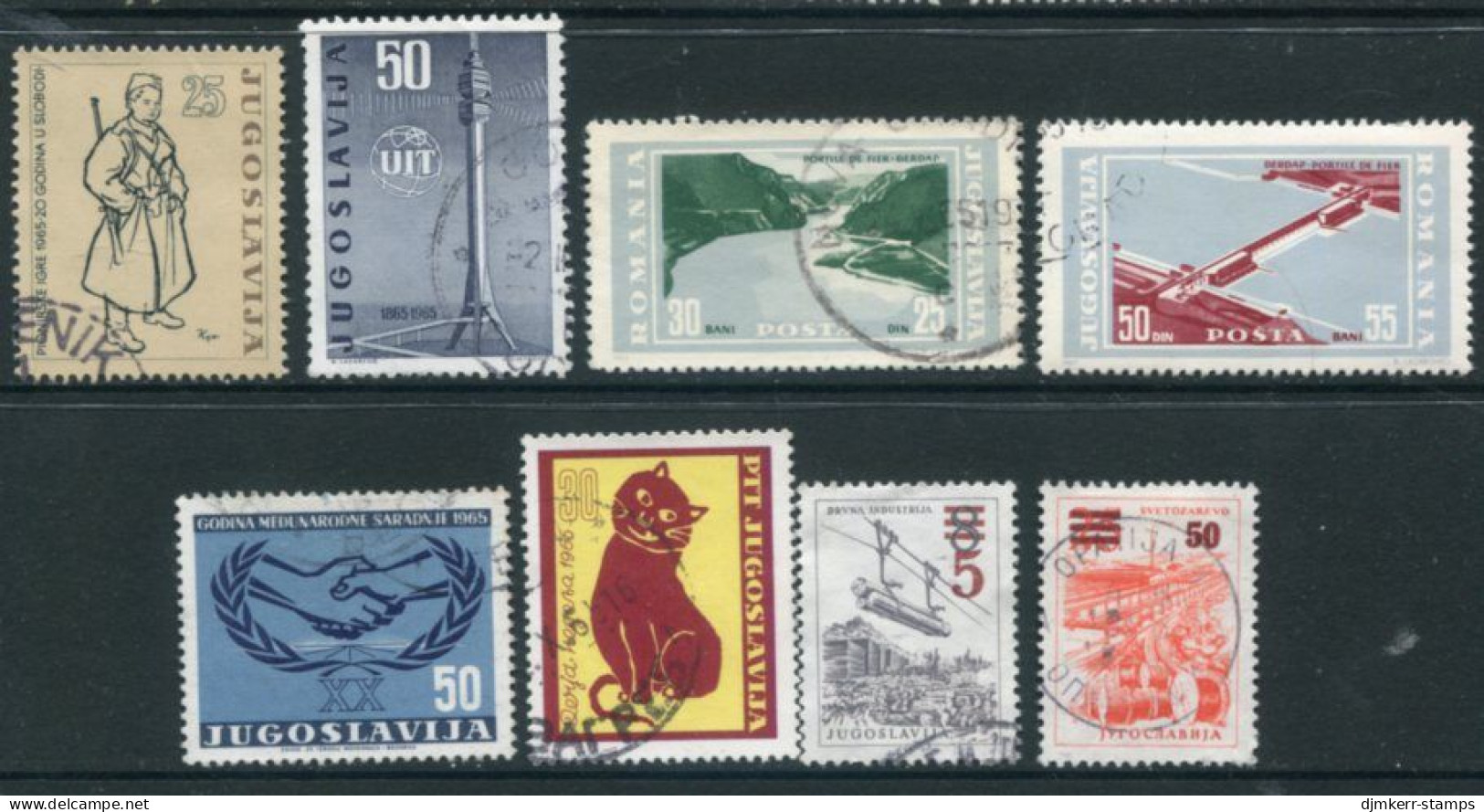 YUGOSLAVIA 1965 Six Complete Issues  Used.  Michel 1113-15, 1124, 1133-35 - Usati